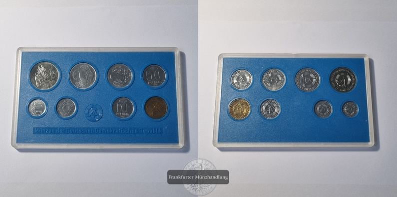  DDR 1982 1 Pfennig -  5 Mark Staatsbank der Deutschen Demokratischen Republik   