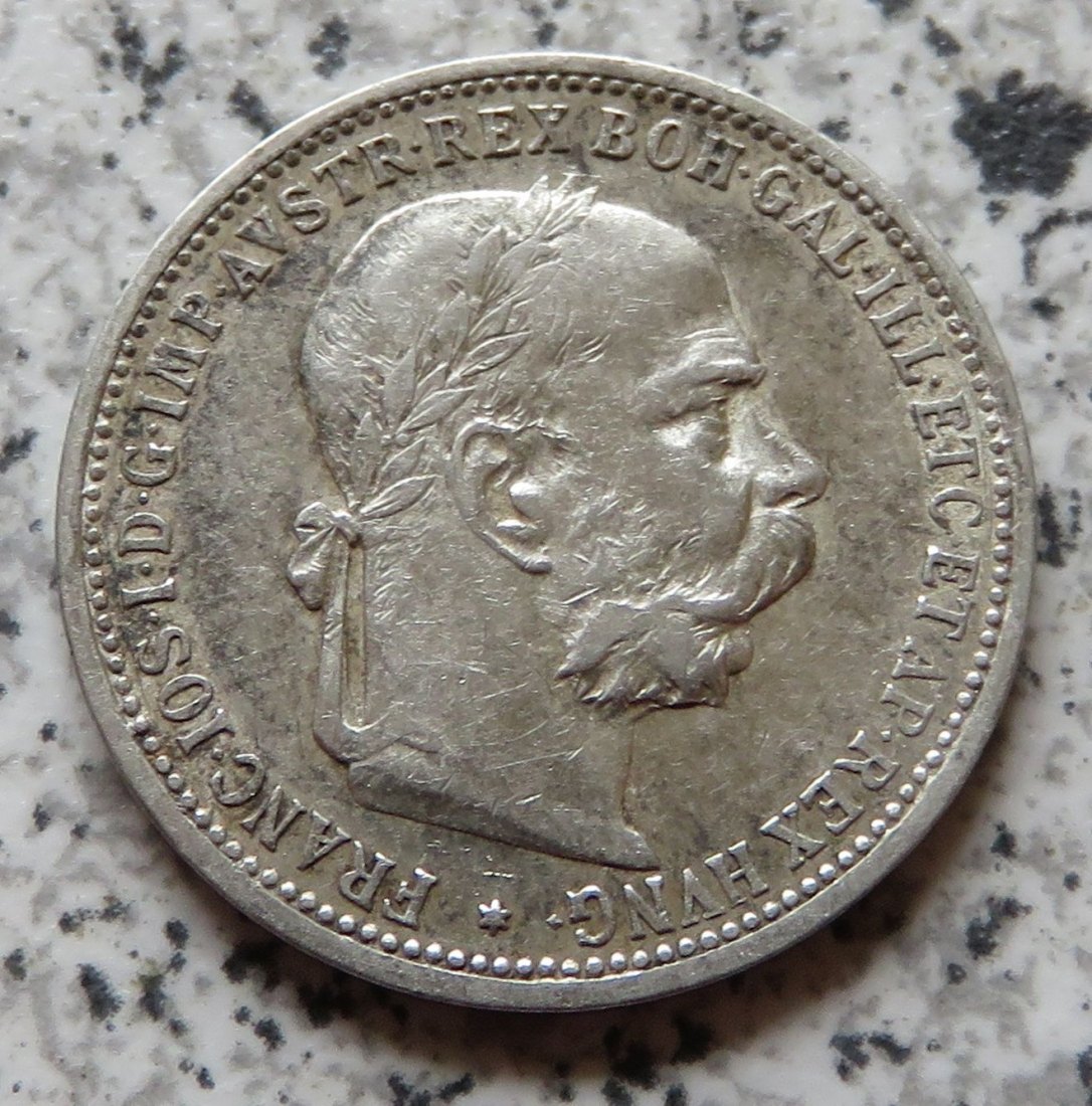  Österreich 1 Corona 1893, besser   