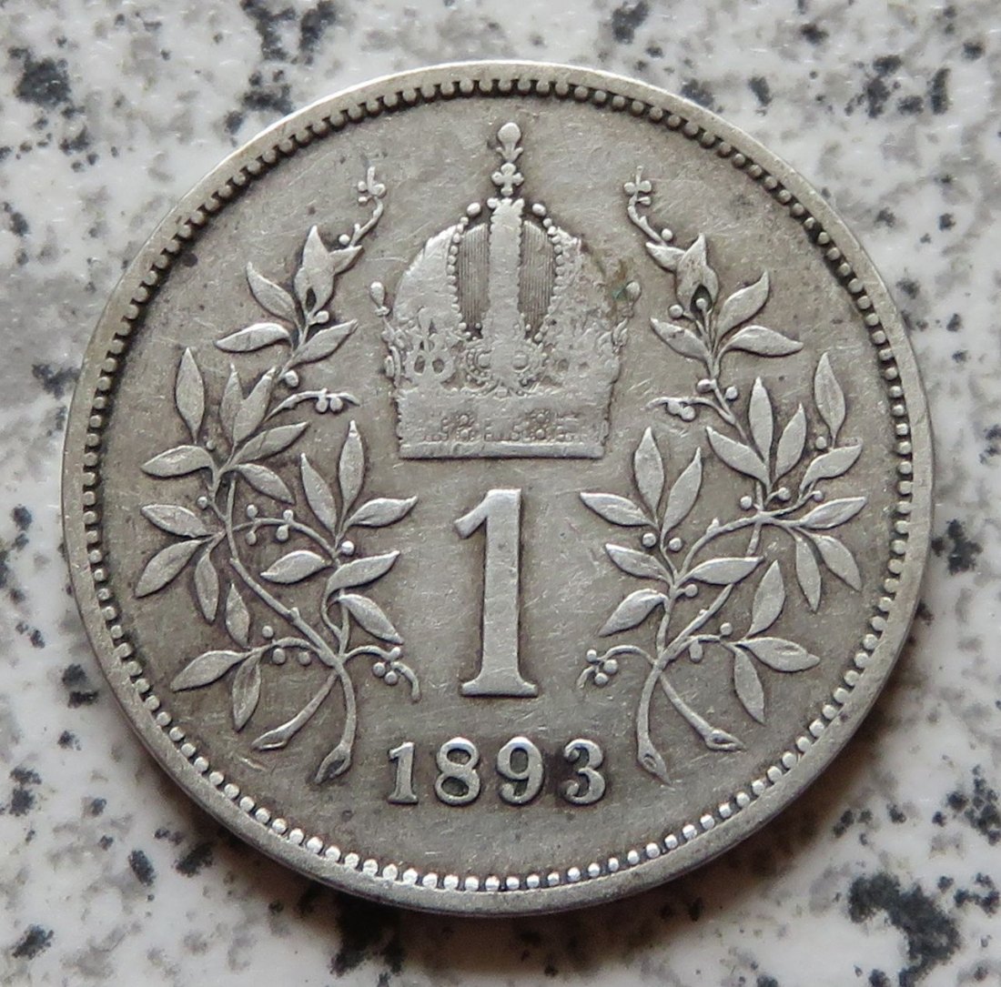  Österreich 1 Corona 1893   