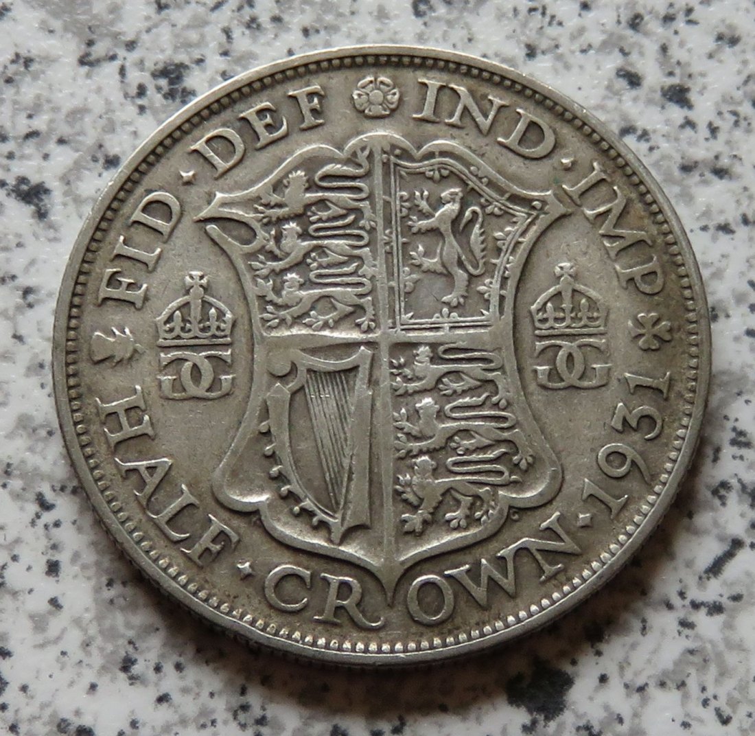  Großbritannien half Crown 1931   