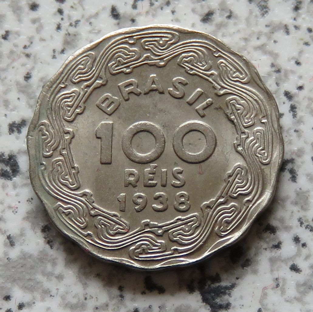  Brasilien 100 Reis 1938   