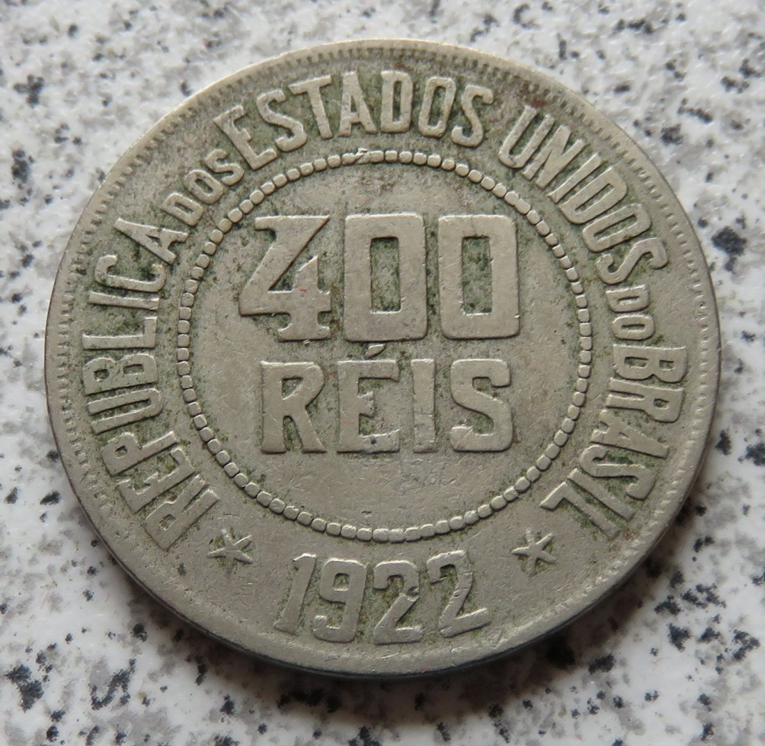  Brasilien 400 Reis 1922   