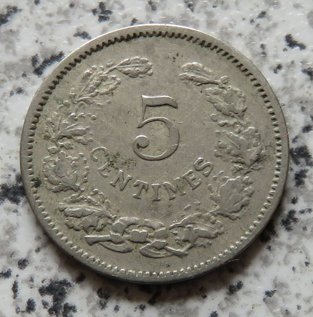  Luxemburg 5 Centimes 1901   