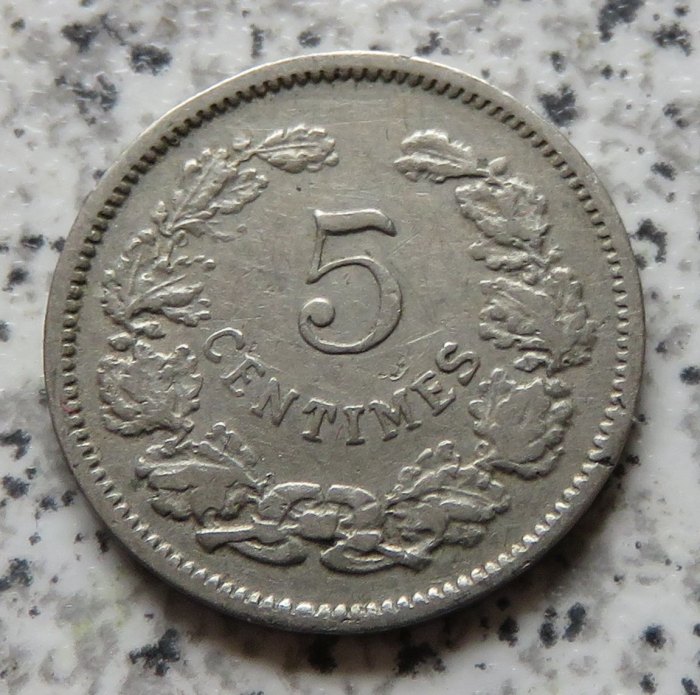  Luxemburg 5 Centimes 1901   