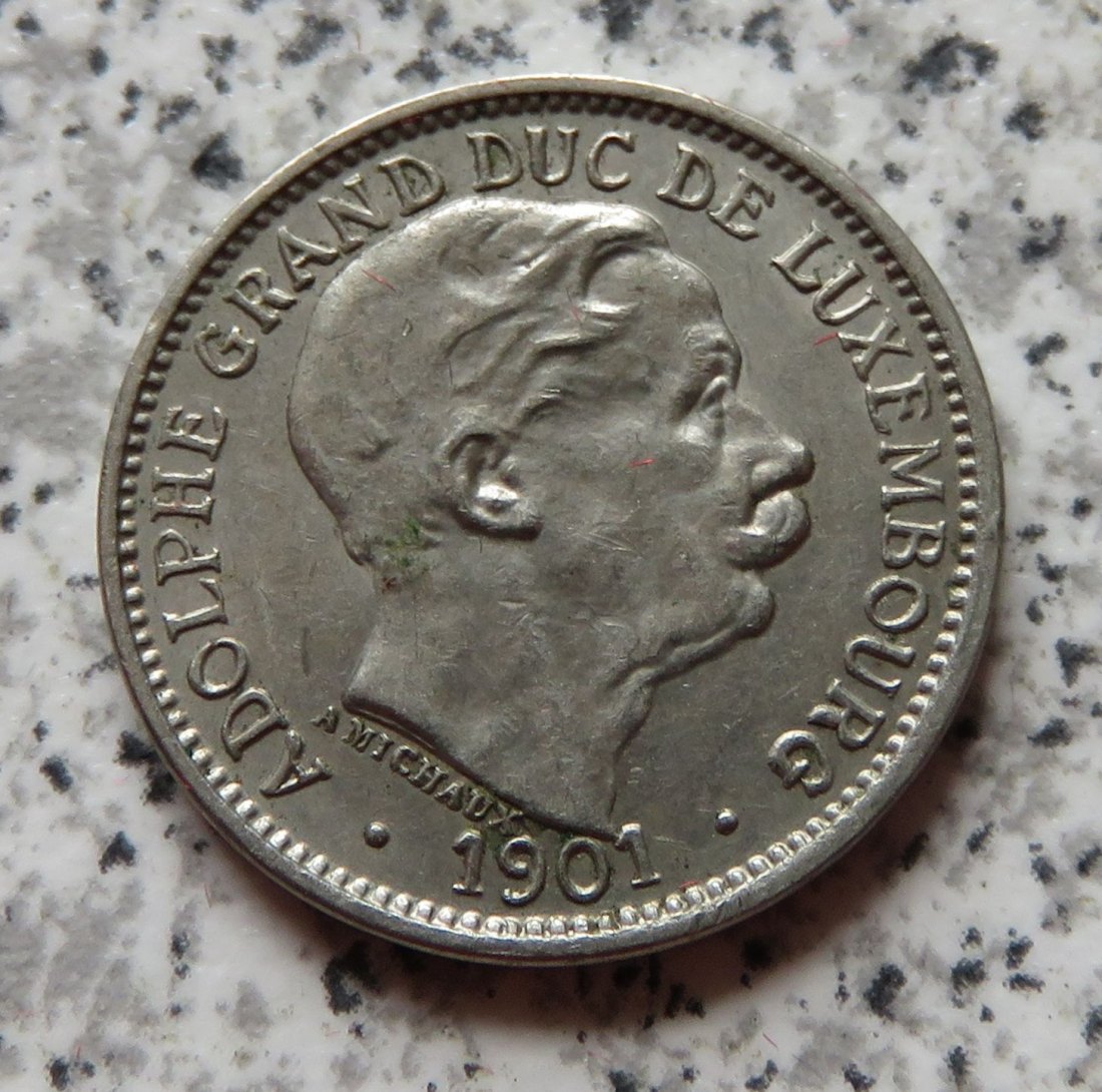  Luxemburg 10 Centimes 1901   