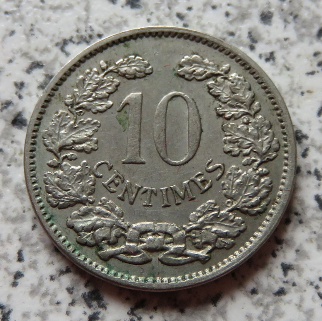  Luxemburg 10 Centimes 1901   