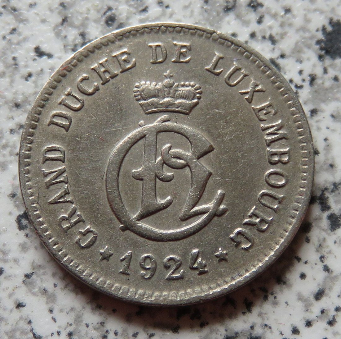  Luxemburg 10 Centimes 1924   