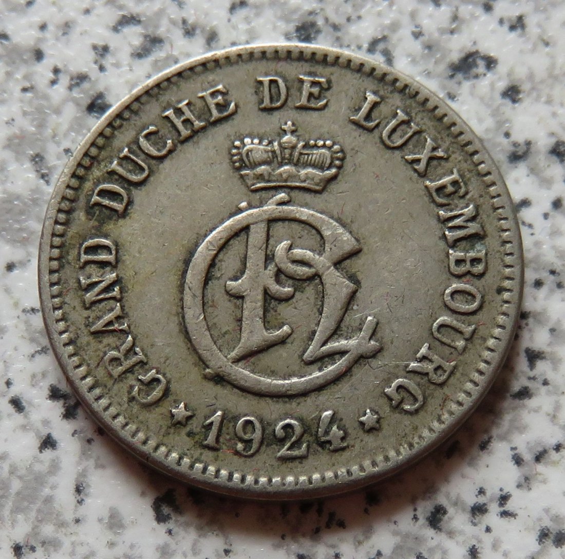  Luxemburg 10 Centimes 1924   