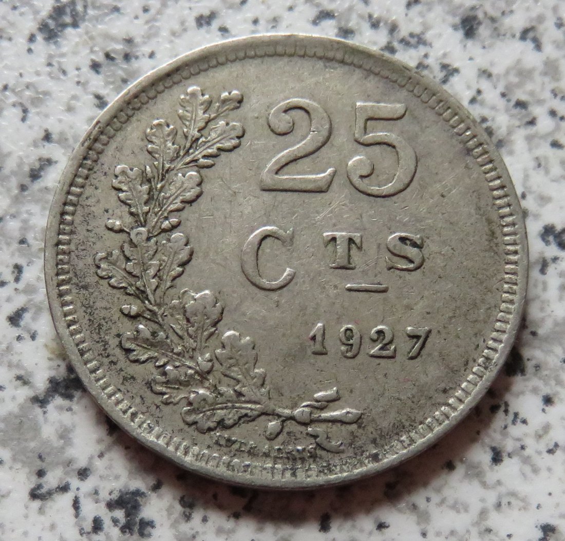  Luxemburg 25 Centimes 1927   