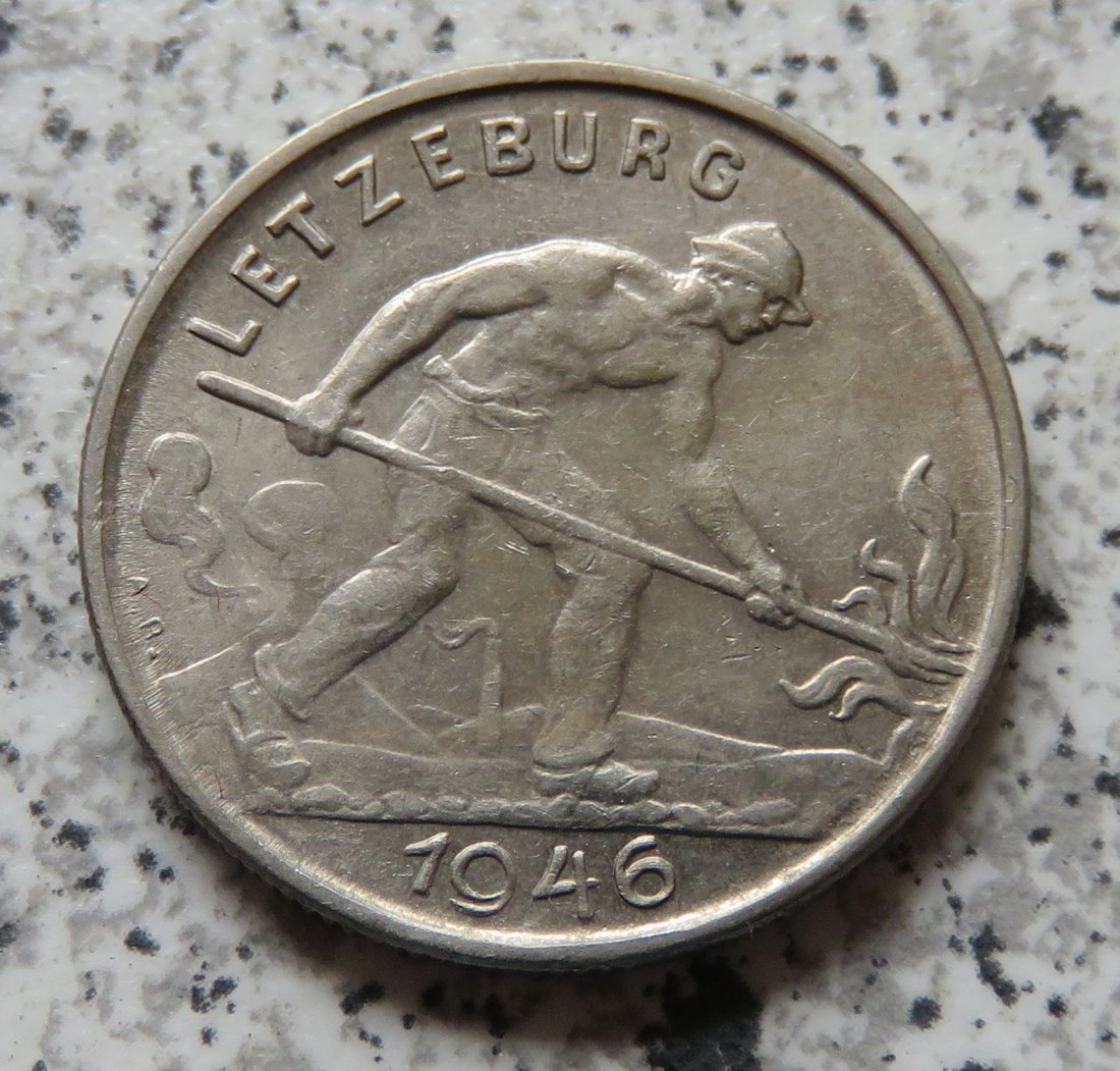  Luxemburg 1 Franc 1946   