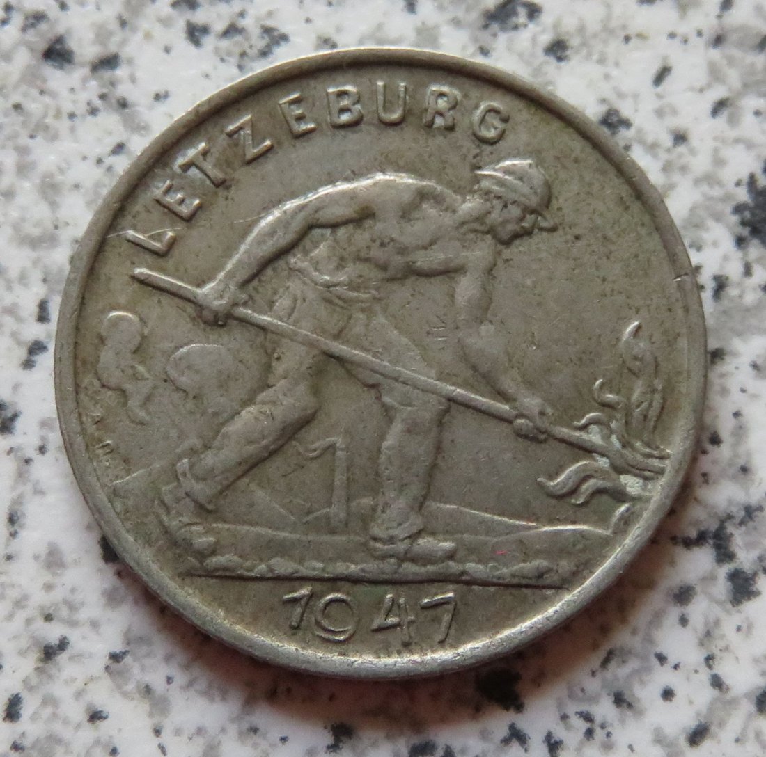  Luxemburg 1 Franc 1947   