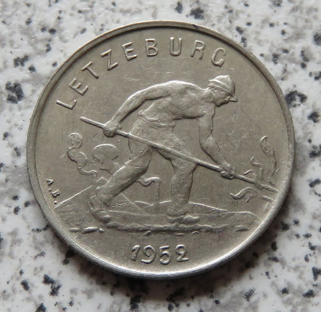  Luxemburg 1 Franc 1952   