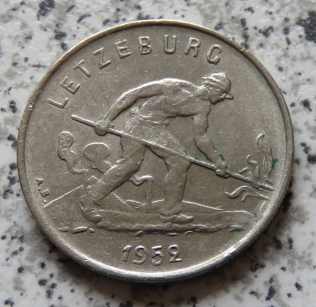  Luxemburg 1 Franc 1952   