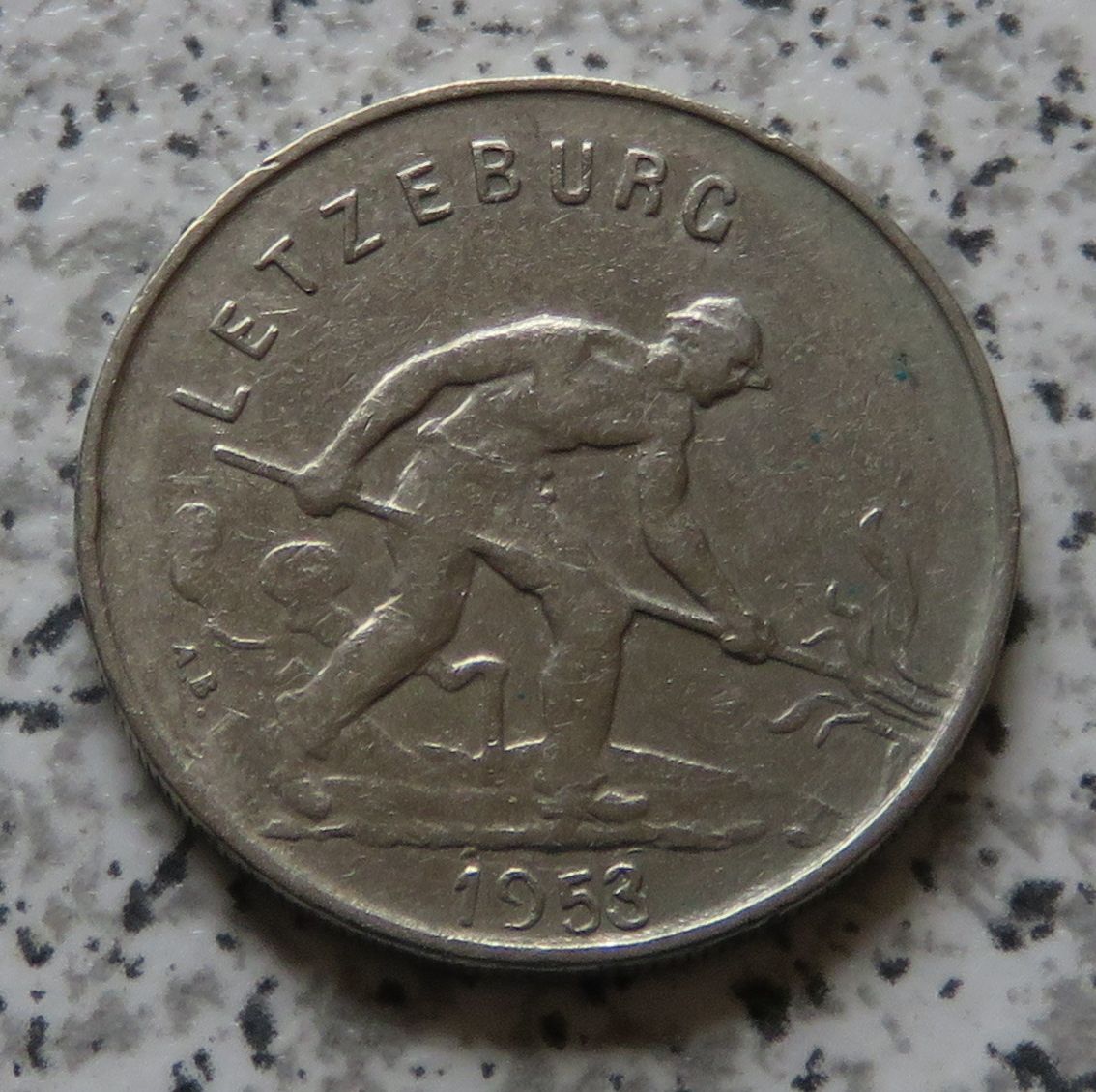  Luxemburg 1 Franc 1953   