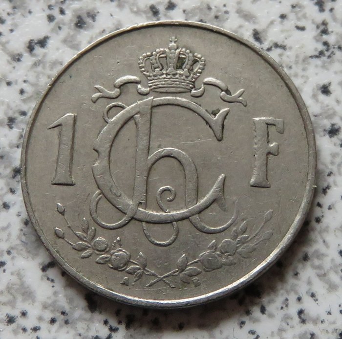  Luxemburg 1 Franc 1957   