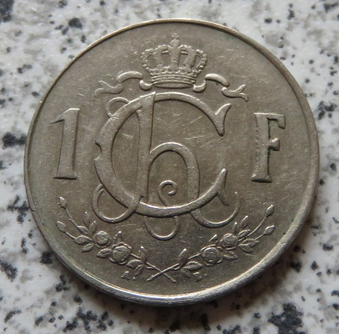  Luxemburg 1 Franc 1957   