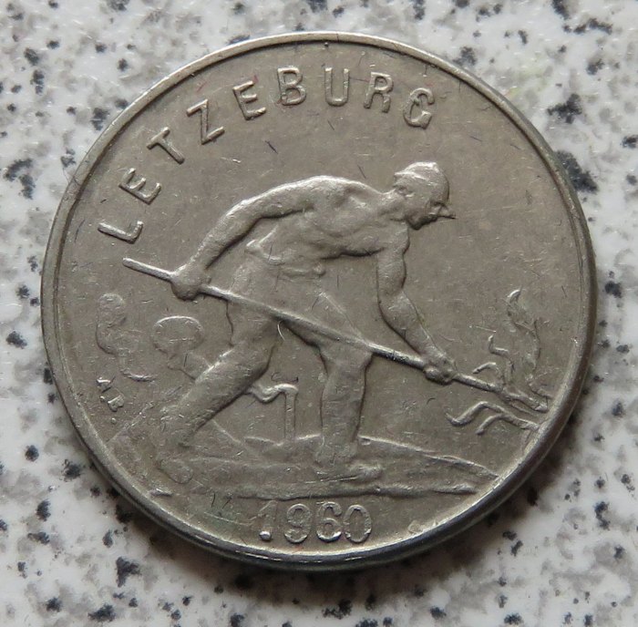  Luxemburg 1 Franc 1960   