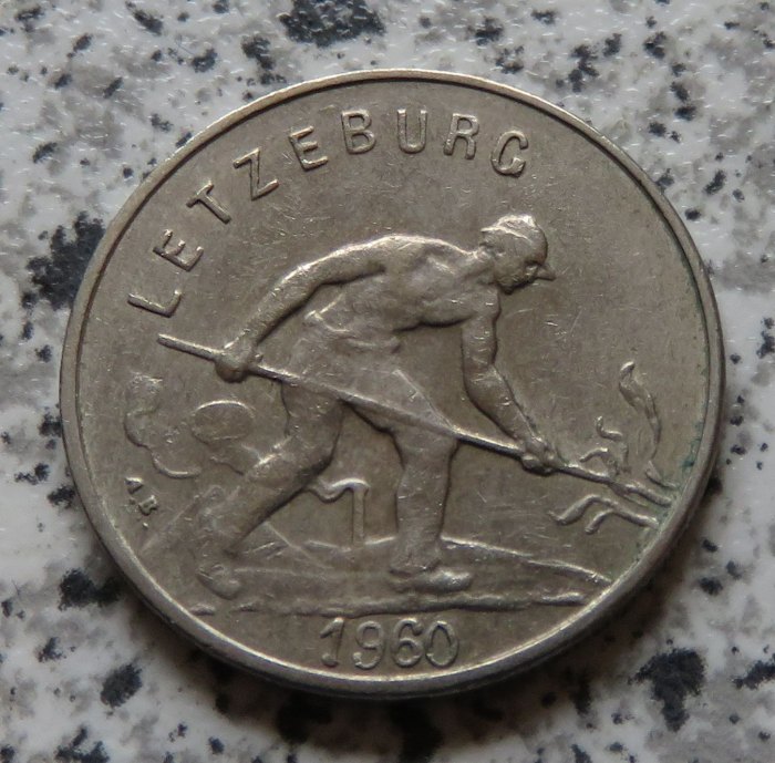  Luxemburg 1 Franc 1960   