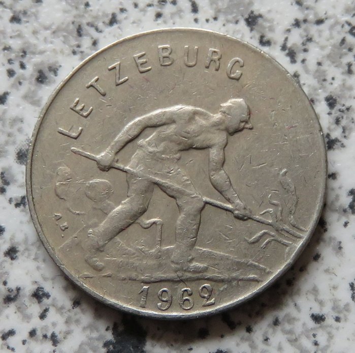  Luxemburg 1 Franc 1962   