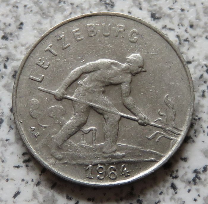  Luxemburg 1 Franc 1964   