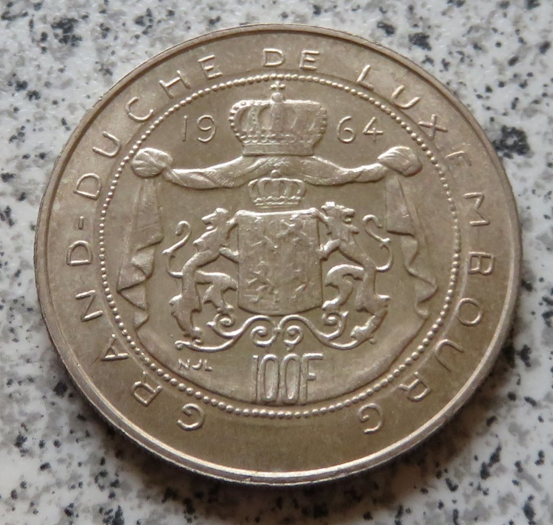  Luxemburg 100 Francs 1964   