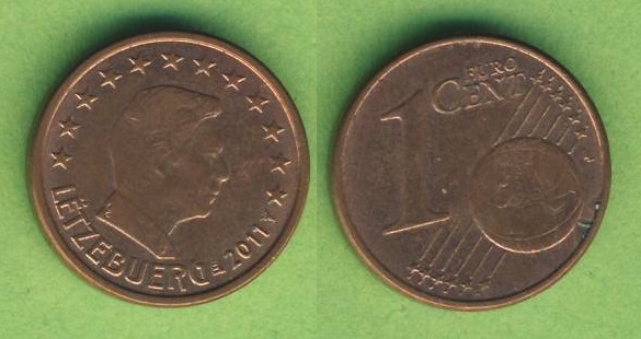  Luxemburg 1 Cent 2011   