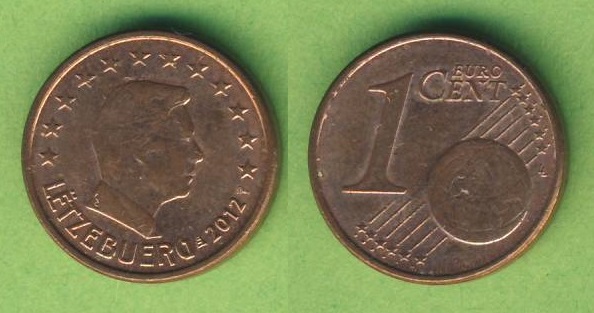  Luxemburg 1 Cent 2012   