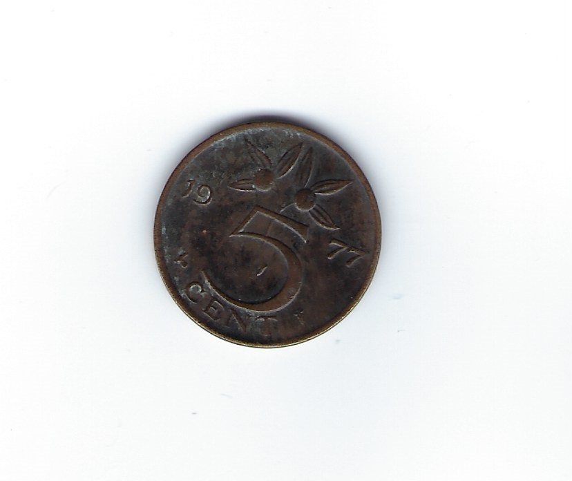  Niederlande 5 Cent 1977   