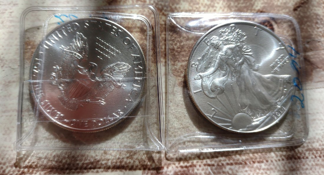  Silber Eagle, 2*1 Oz 2014   