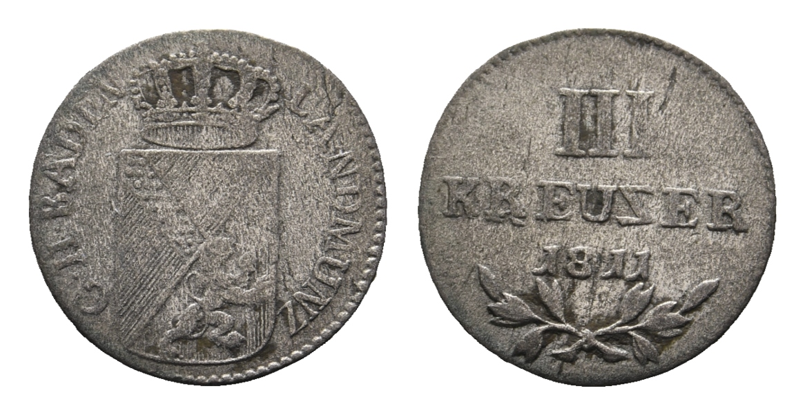  Altdeutschland, Kleinmünze 1811   