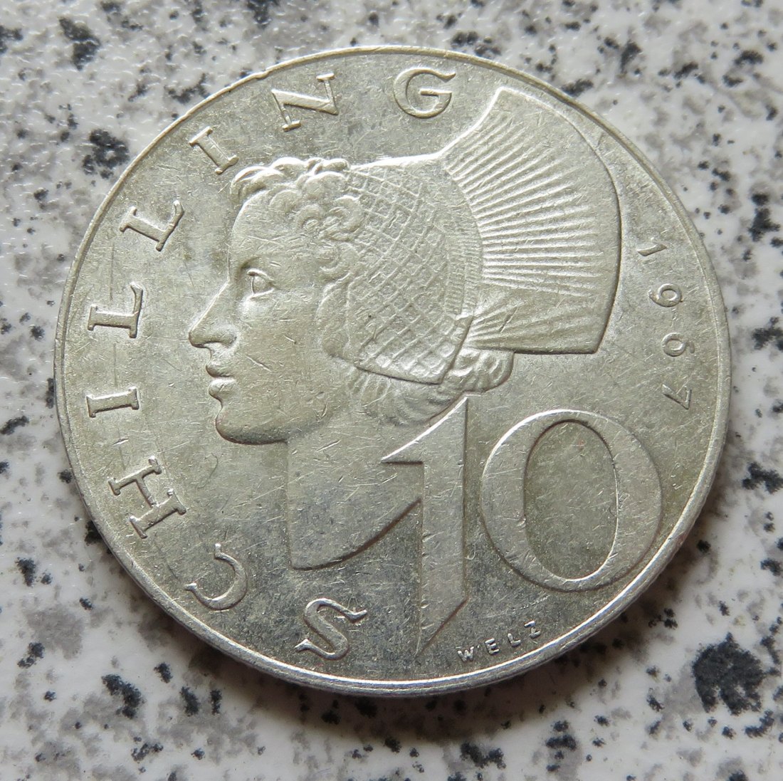  Österreich 10 Schilling 1967   