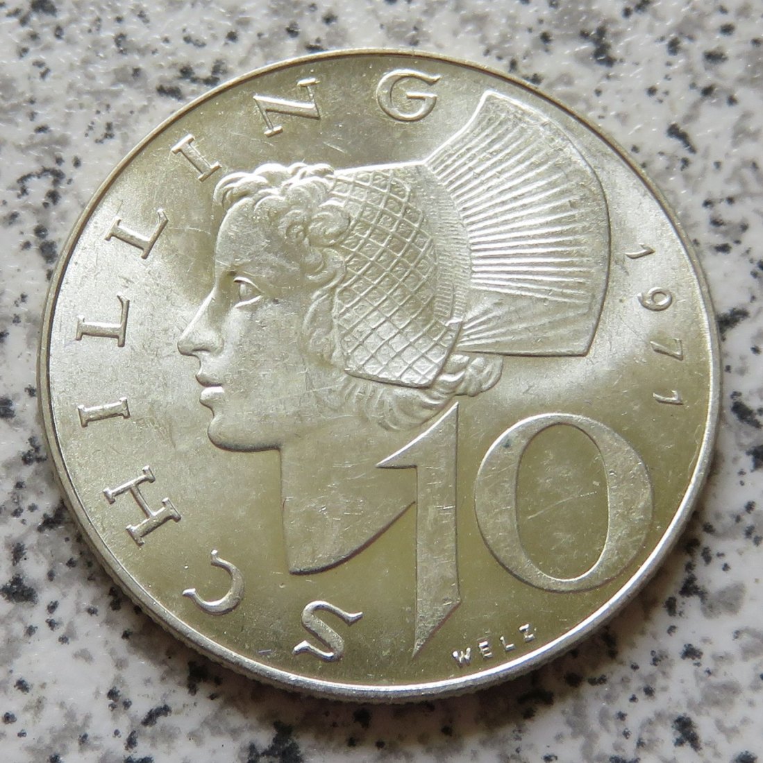  Österreich 10 Schilling 1971   