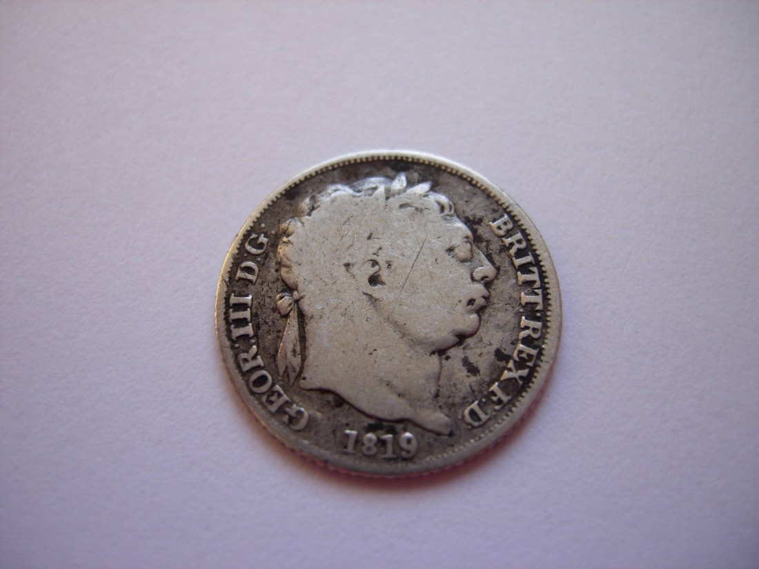  Six Pence 1819   