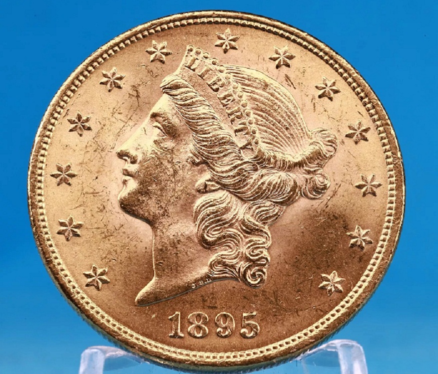  20 Dollar 1895 USA Liberty Head Double Eagle Goldmünze ECHT Garantie rar!   