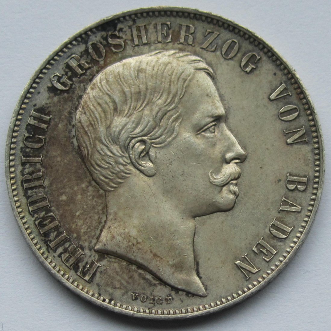  Baden: 1 Gulden Landesschießen 1863   