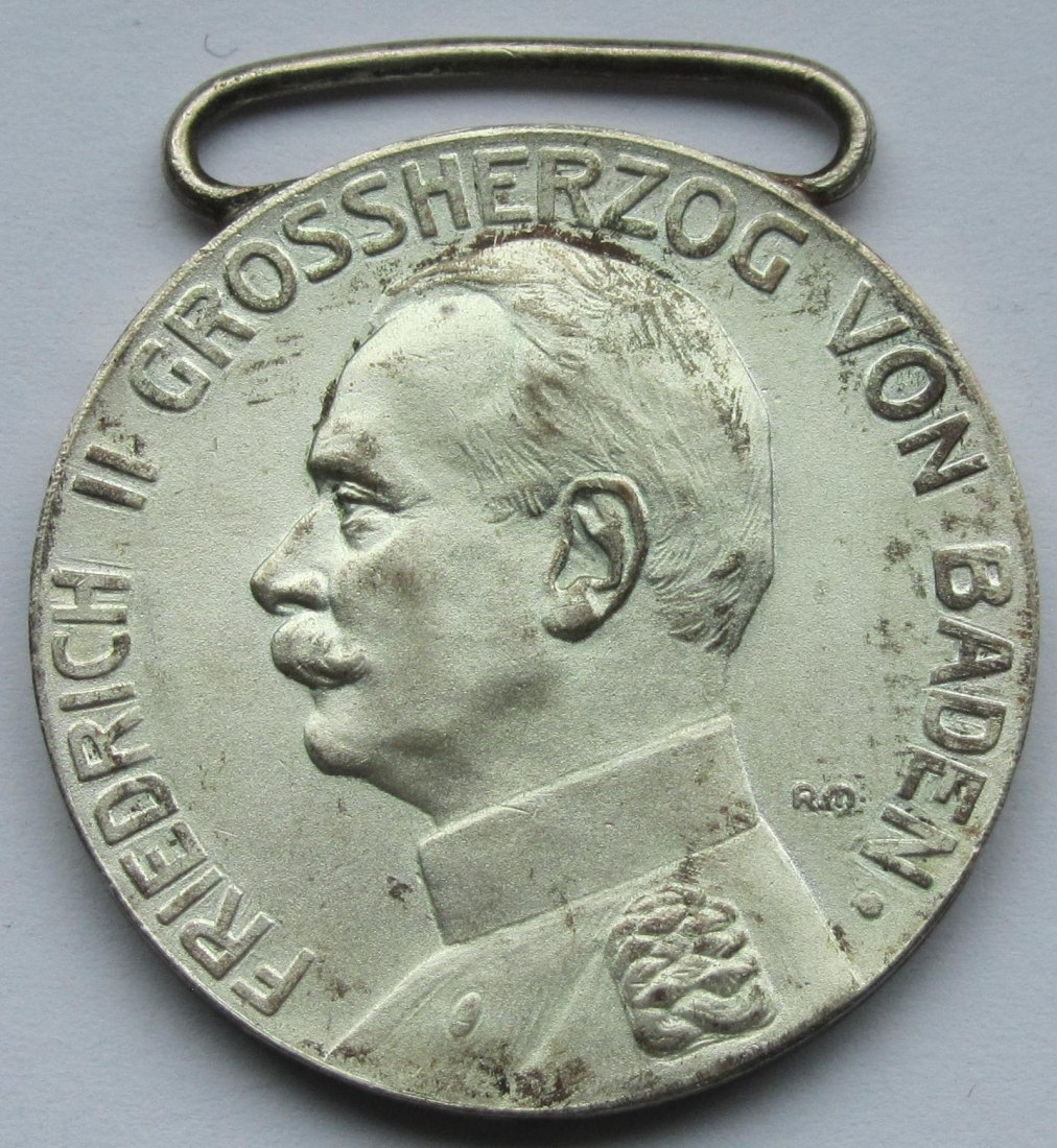  Versilberte Verdienstmedaille Baden   