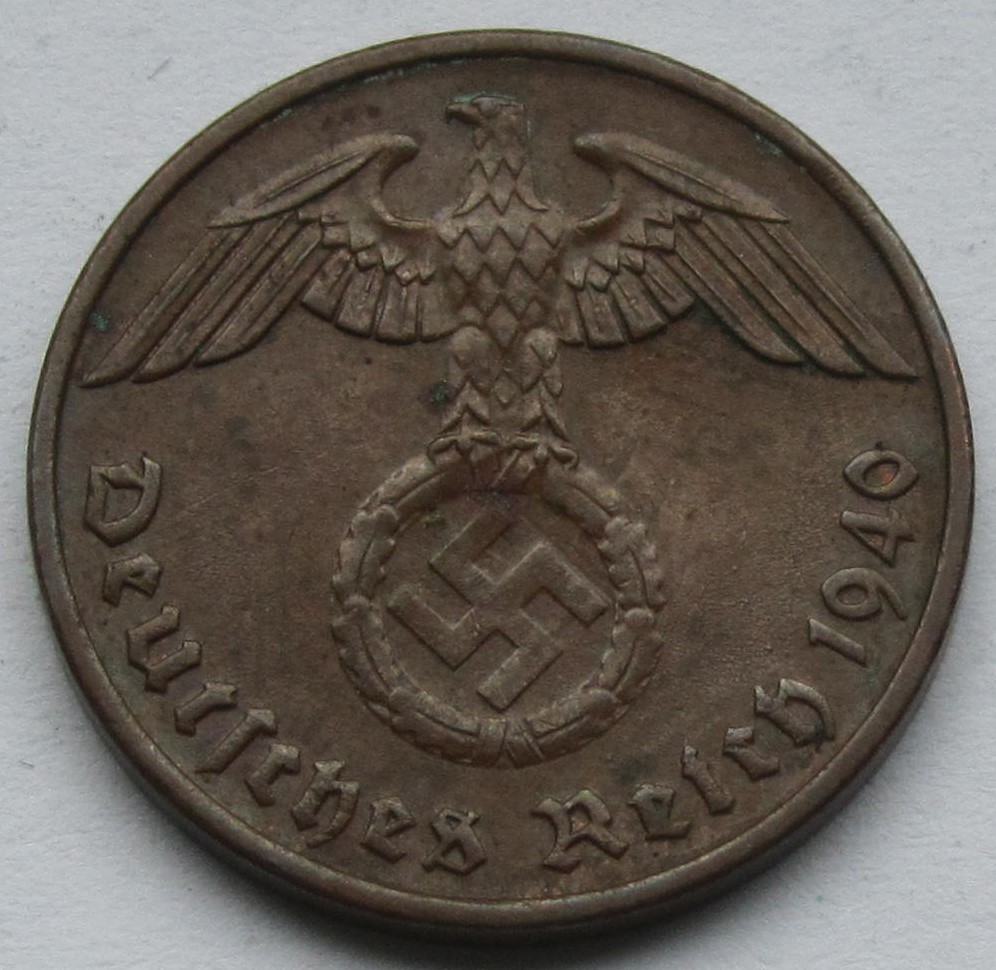  Deutsches Reich: 2 Pfennig 1940 G   