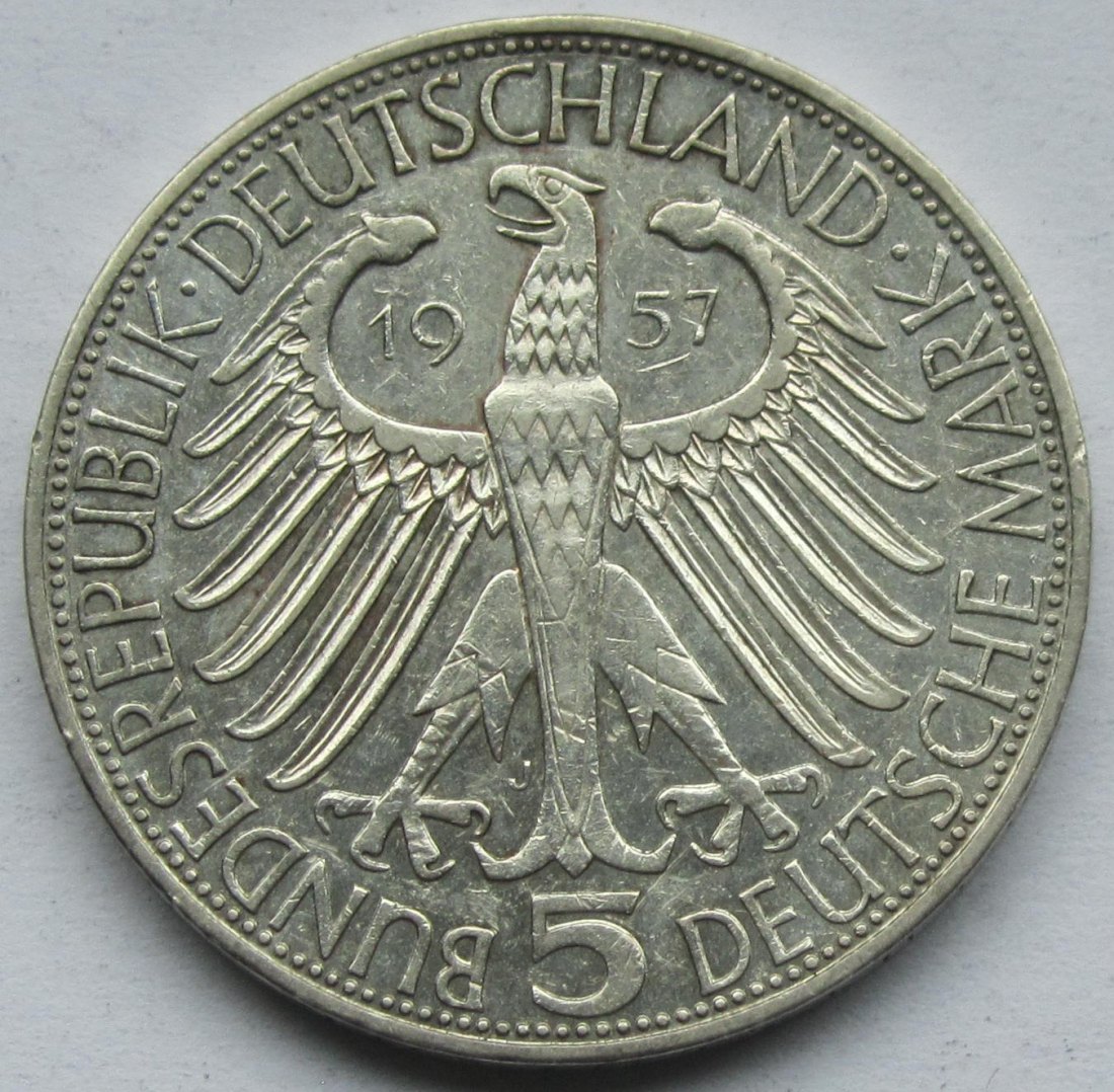  Deutschland: 5 DM Eichendorff 1957   