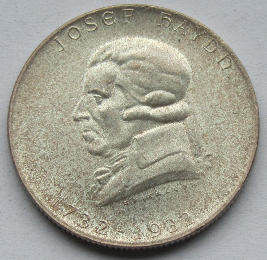  Österreich: 2 Schilling Haydn 1932   