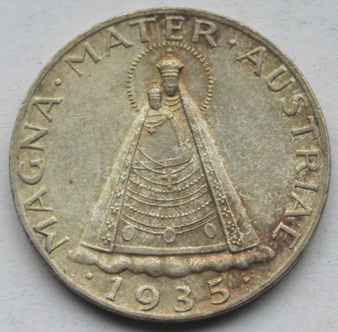  Österreich: 5 Schilling 1935   