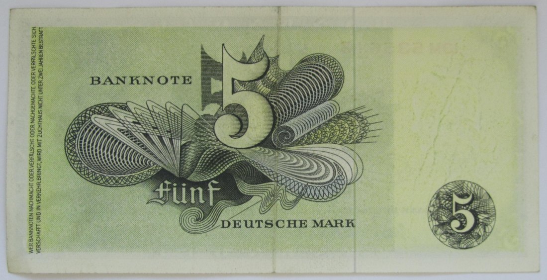  Deutschland: 5 DM Bank deutscher Länder 1948, kassenfrisch   