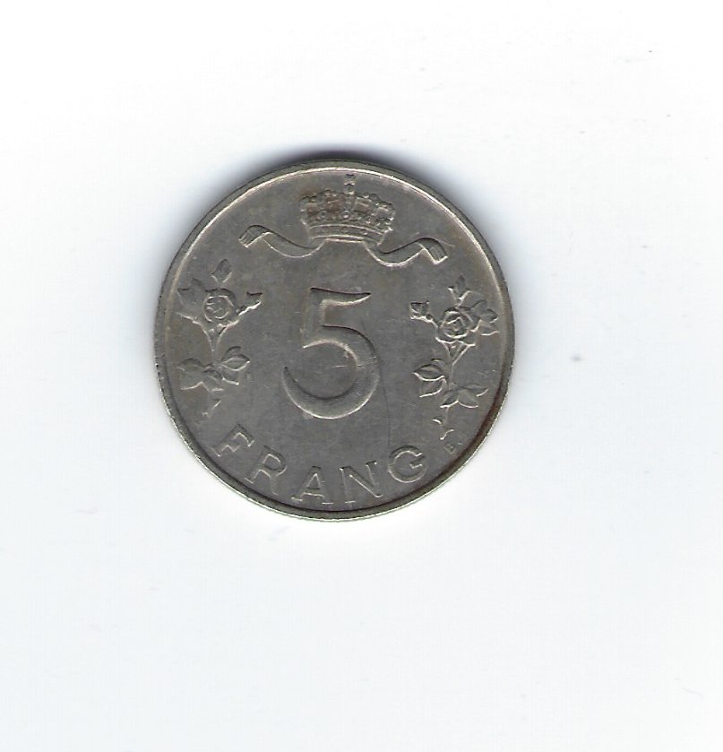  Luxemburg 5 Frang 1949   