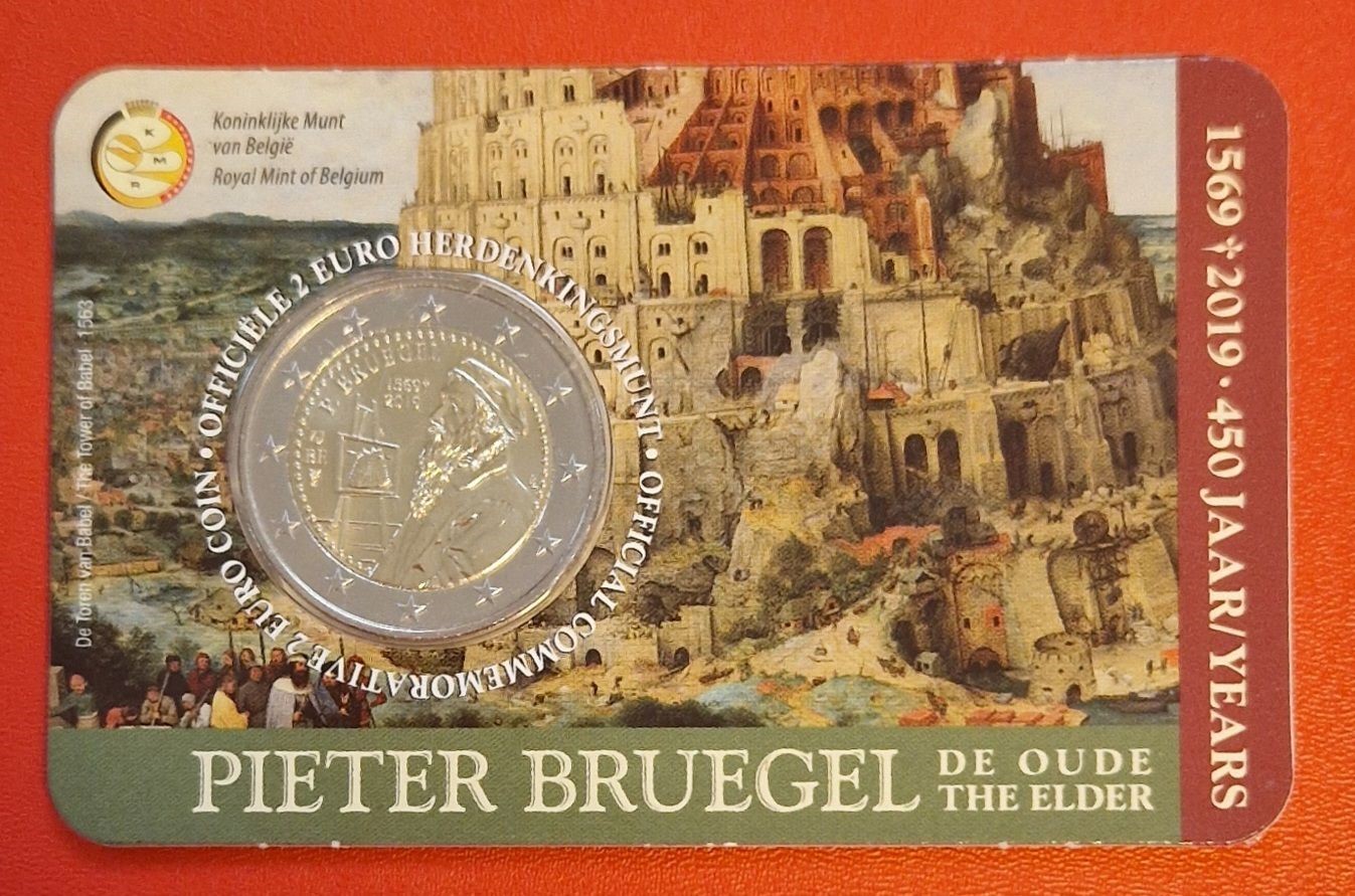  Belgien 2 Euro Gedenkmünze 2019 Münzenankauf Koblenz Frank Maurer Ai 586   