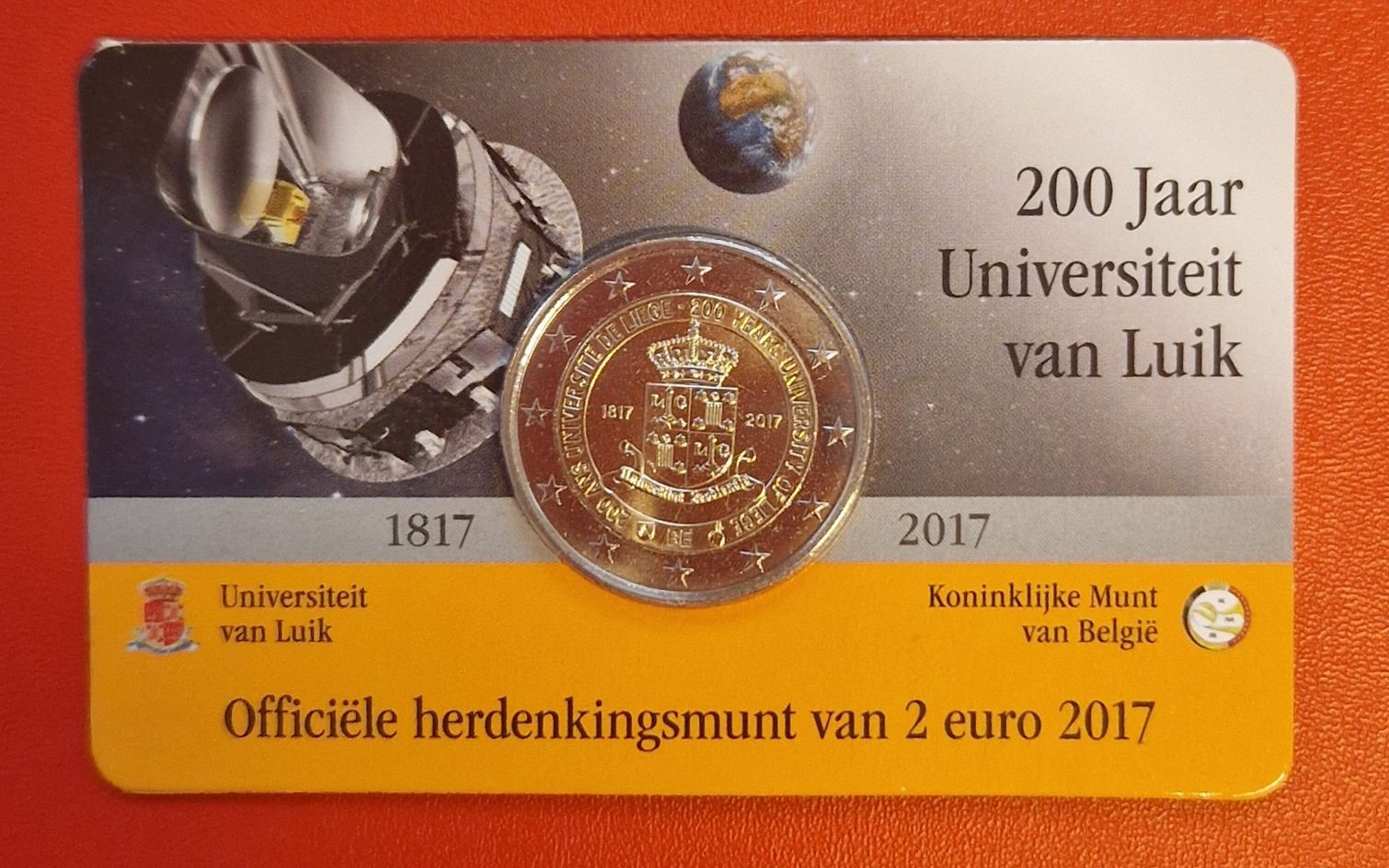  Belgien 2 Euro Gedenkmünze 2017 Münzenankauf Koblenz Frank Maurer Ai 588   