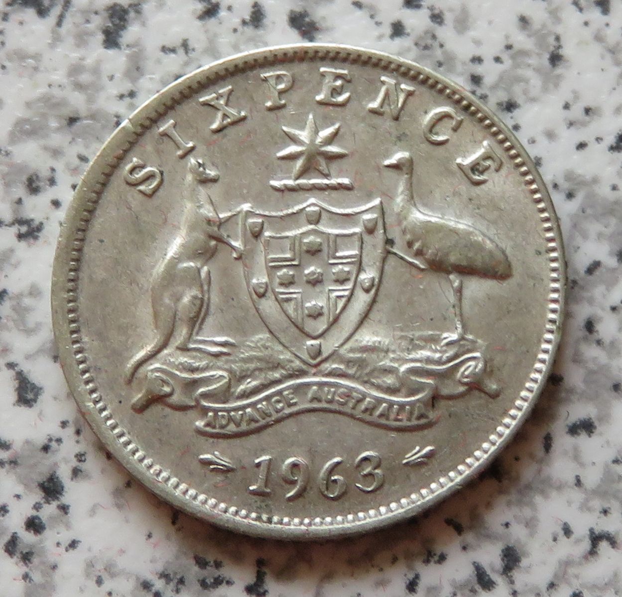  Australien 6 Pence 1963   