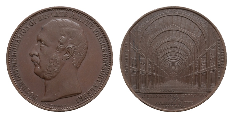  Bronzemedaille 1862; 36,92 g; Ø 41 mm   