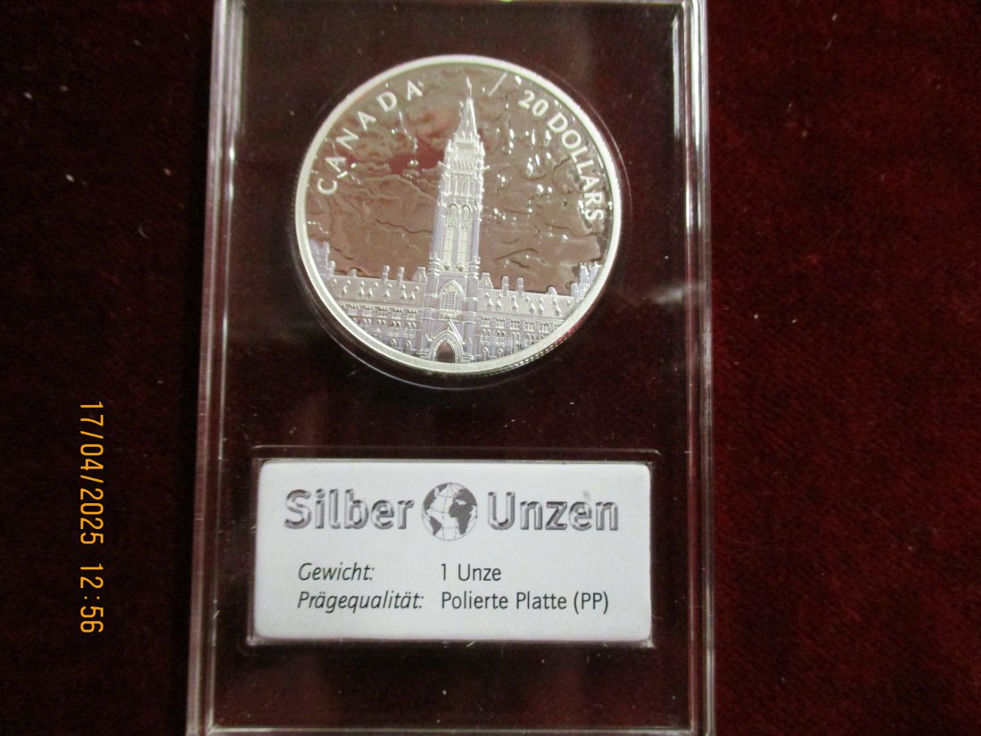  20 Dollars Kanada 2019 - 999,9er Silber - Gewicht: 31,1 Gramm /1101087 - C1   
