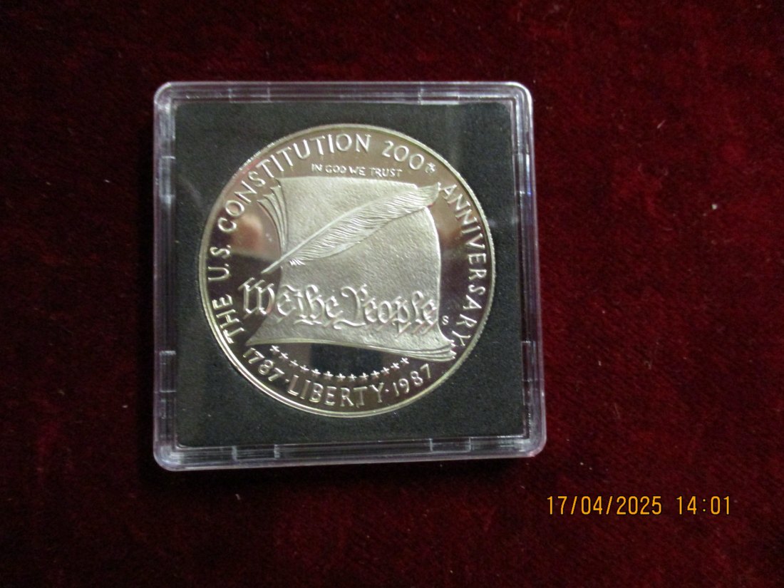  1 Dollar 1987 USA Silber siehe Foto / 1101087 - C3   
