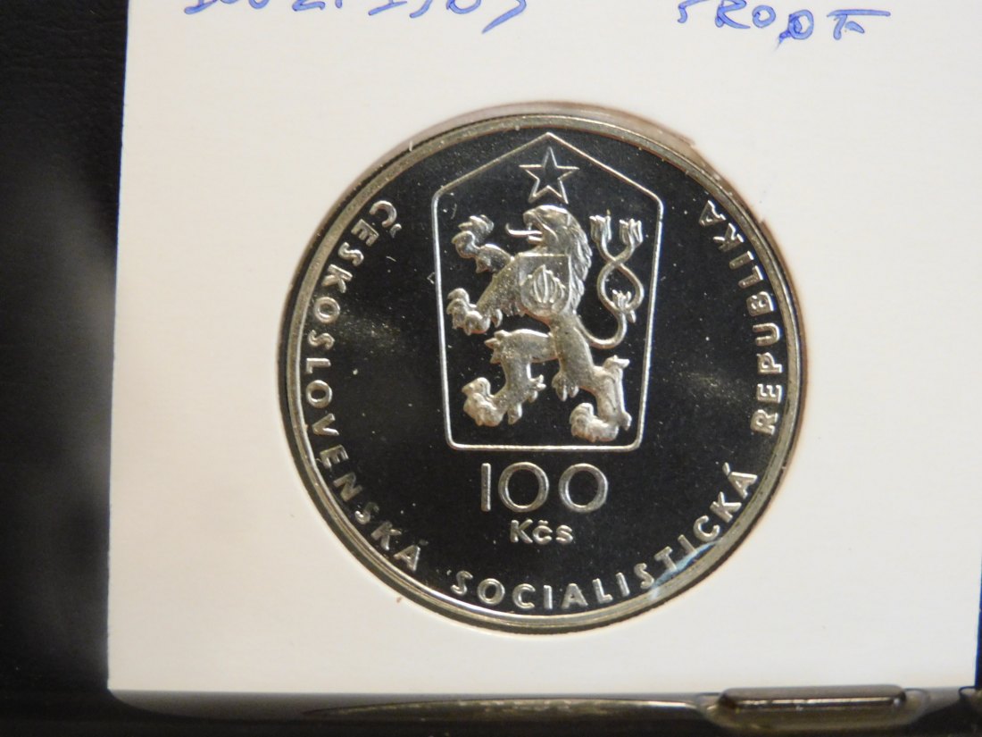  CZECHOSLOVAKIA 100 KORUN 1983.GRADE-PLEASE SEE PHOTOS.   