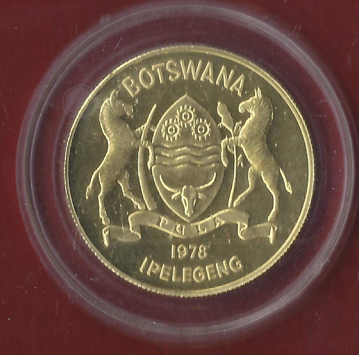  Botswana 150 Pula 1978 644 Stück RR Münzenankauf Koblenz Frank Maurer AJ906   